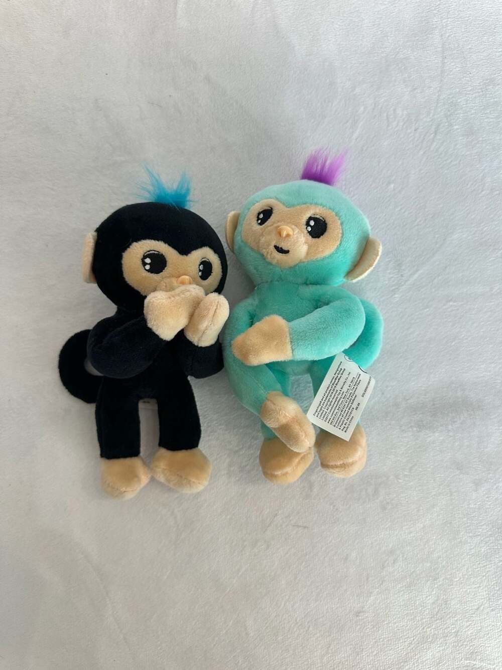 Lot of 2 Fingerlings Baby Monkey Plush Toys
